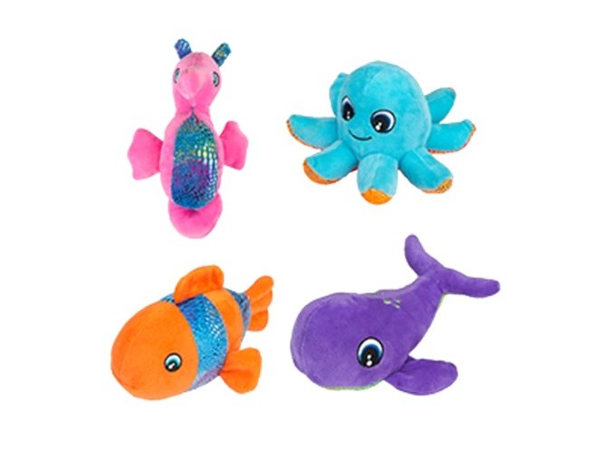 PLYŠOVÁ HRAČKA MOŘSKÉ ZVÍŘE NEMO, CHOBOTNICE, DELFÍN A KONÍK