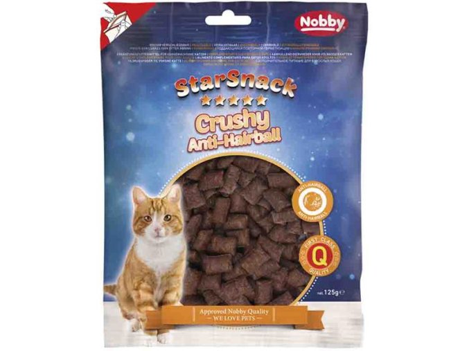 Nobby pamlsek - StarSnack cat Crushy Anti-Hairball bag; 125 g