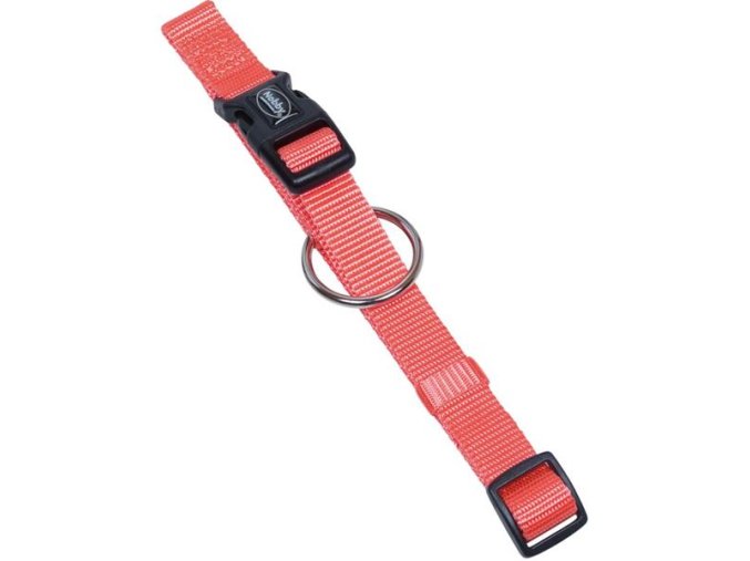 Obojek nylon classic 1x13-20cm Nobby lososový