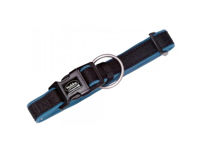 Obojek nylon Mesh Preno 30-45cm x 20-25mm modrý Nobby