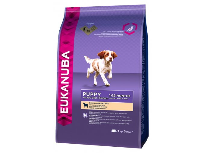 eukanuba puppy junior lamb 1kg original