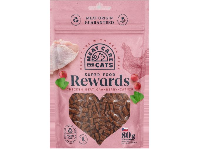 REWARDS CAT - KUŘECÍ S ŠANTOU A BRUSINKOU