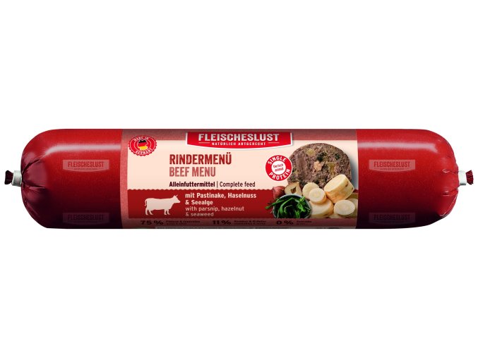 BEEF MENU WITH PARSNIP, HAZELNUT & SEAWEED 400G