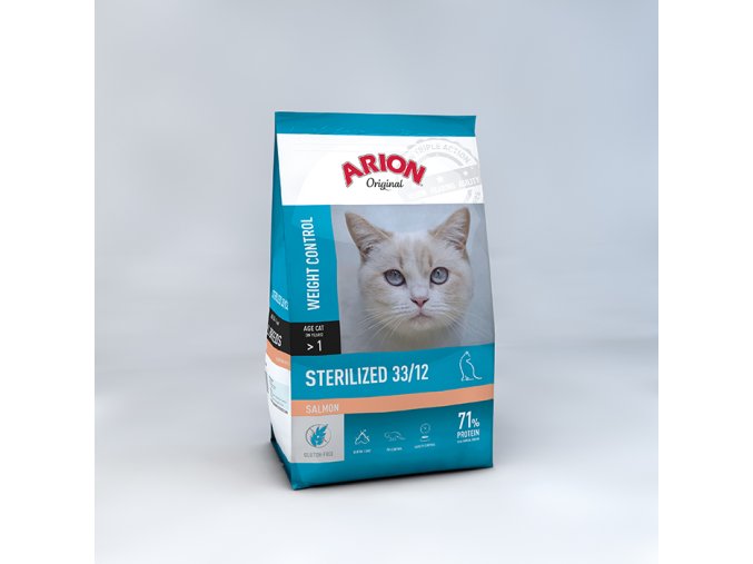 ARION ORIGINAL CAT STERILIZED SALMON 7.5KG