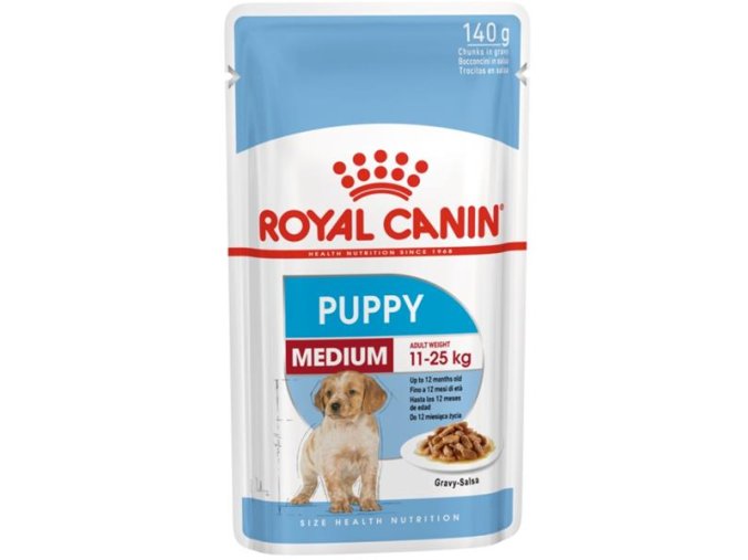 Royal Canin Royal canin Medium Puppy kapsička pro střední štěňata 10 x 140 g