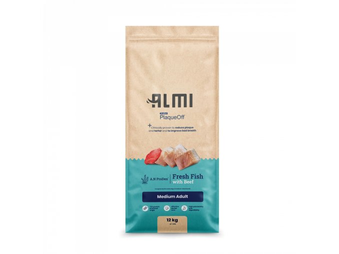 Almi Medium Adult Granule s mořskou řasou 12 kg