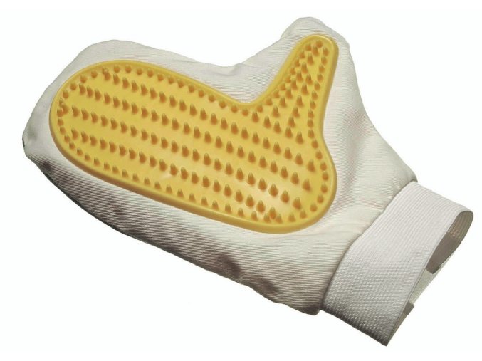 MAGICKÁ VYČESÁVACÍ RUKAVICE S PLASTOVÝMI HROTY CAMON