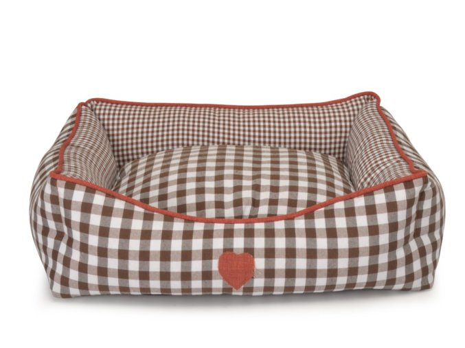 PELECH DOGGO 66x55xH16 cm HNĚDÁ KOSTKA CAMON