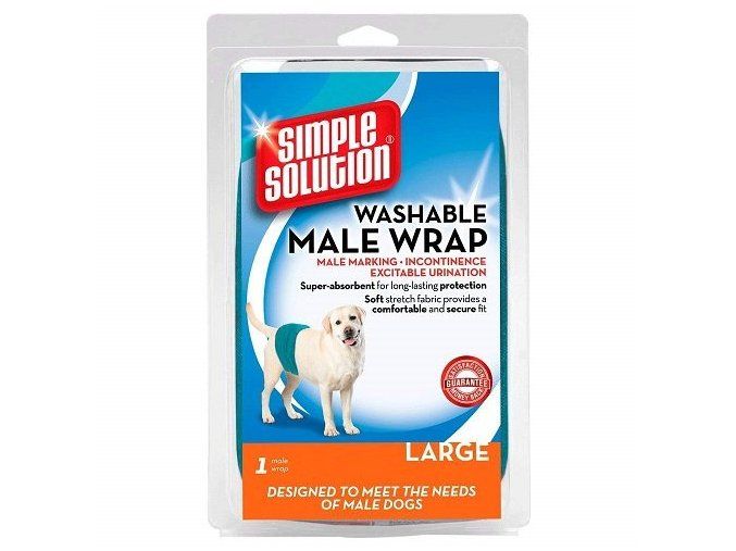 SIMPLE SOLUTION Pratelný pás/plenka pro psy 1ks L