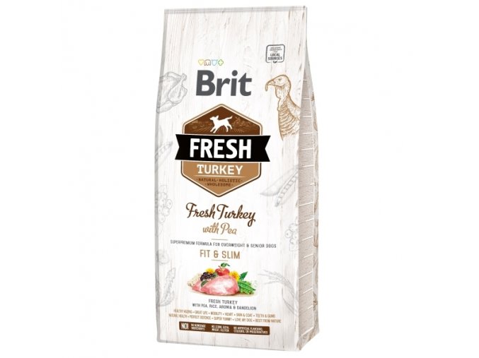 Brit Fresh Turkey & Pea Adult Fit & Slim 12 kg