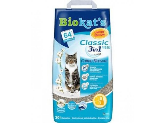 Biokat's Classic 3in1 Cotton Blossom 5kg