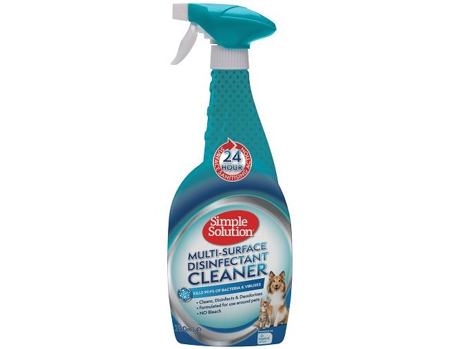 Simple Solution Multi-Surface Disinfectant Cleaner - dezinfekční prostředek na různé povrchy, 750 ml (účinný proti koronaviru)