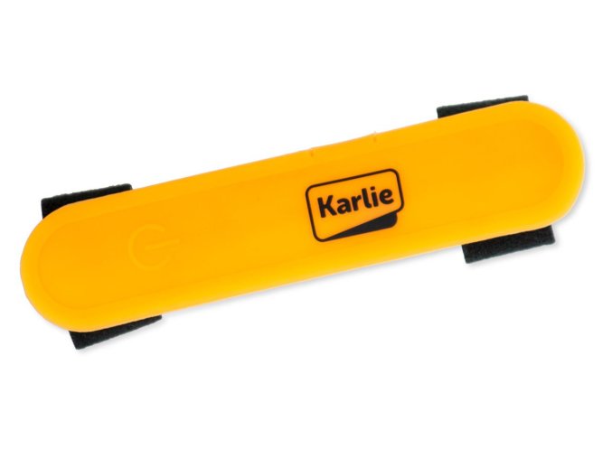 Karlie LED světlo na obojek, vodítko, postroj s USB nabíjením oranžové 12x2,7cm