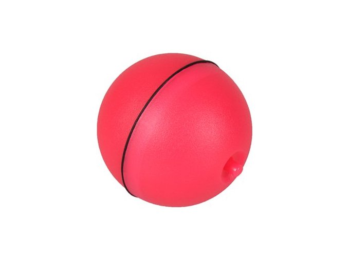 Flamingo Interaktivní hračka pro kočky míček s LED růžový průměr 6cm