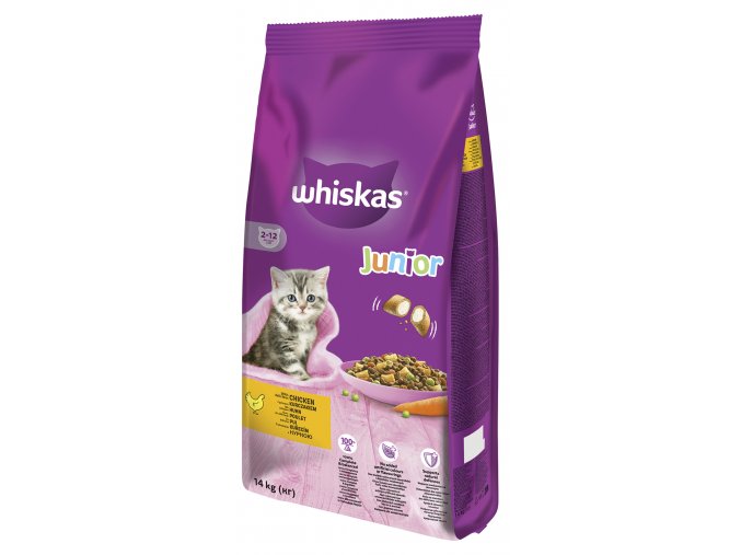 Whiskas Junior kuře 14 kg