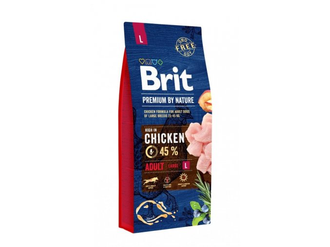 Brit Premium Adult L 15 + 3 kg ZDARMA