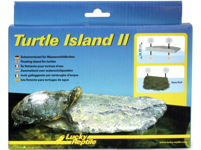 Lucky Reptile Turtle Island II Střední, cca 29x18x5 cm