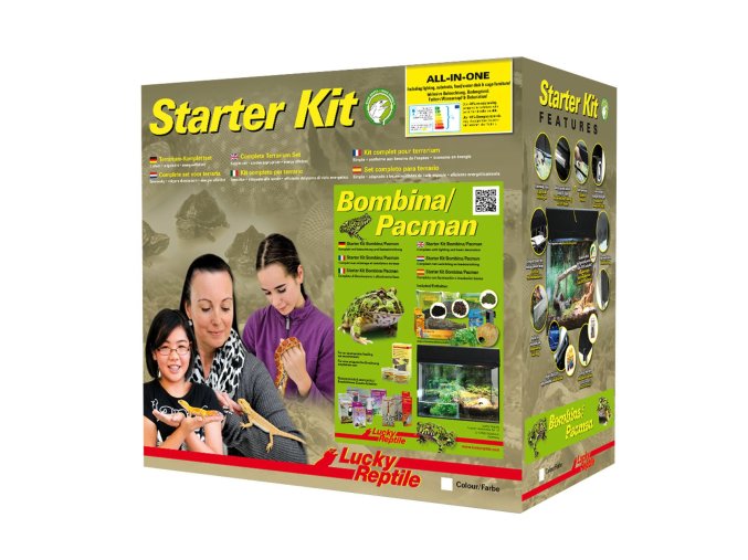 Lucky Reptile Starter Kit Bombina + Ceratophrys 50x28x40 cm bílé
