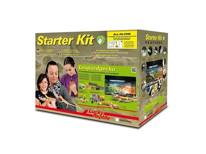 Lucky Reptile Starter Kit Leopard Gecko 80x40x52 cm černé