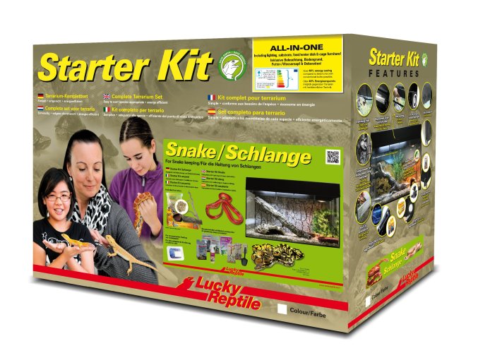 Lucky Reptile Starter Kit Snake 50x28x40 cm černé