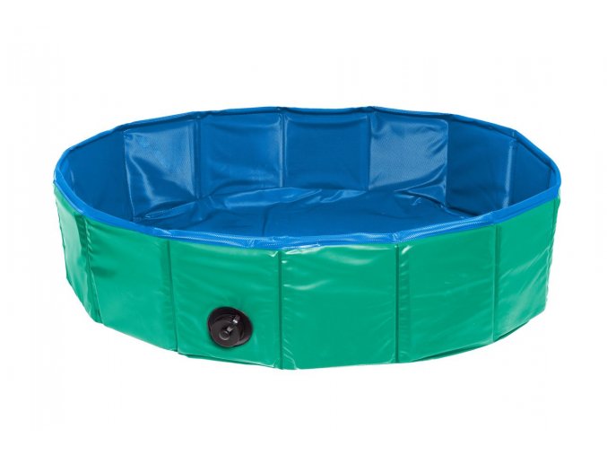 Karlie Skládací bazén pro psy zeleno/modrý 160x30cm