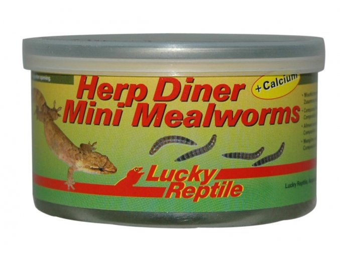 Lucky Reptile Herp Diner - mouční červi 35g Mouční červi mini 35g