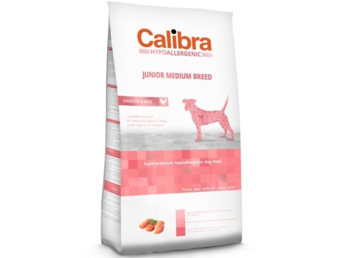 Calibra Dog HA Junior Medium Breed Chicken 14kg
