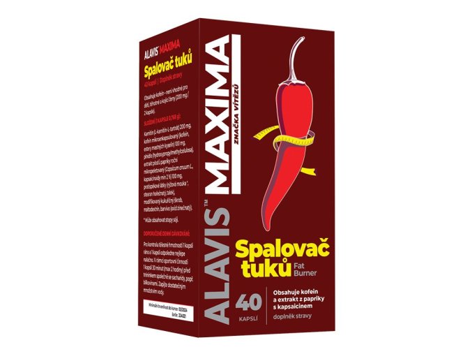 ALAVIS MAXIMA Spalovač tuků 40 kapslí