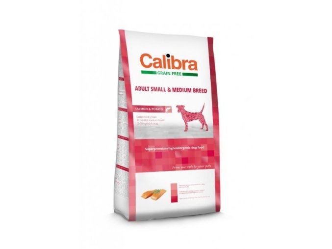 Calibra GF Adult Small & Medium Breed / Salmon & Potato 12kg