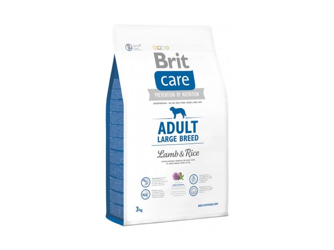 brit care adult large breed lamb amp rice 3kg small product