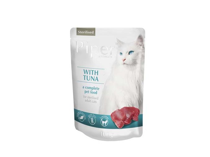 PIPER CAT S TUŇÁKEM STERILISED 100 g