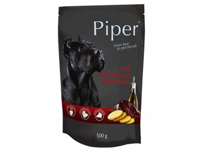 PIPER S HOVĚZÍMI JÁTRY A BRAMBORAMI 500 g