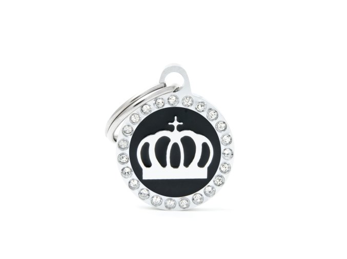 SMALL BLACK CIRCLE CROWN GLAM