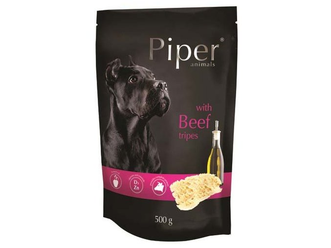 PIPER S HOVĚZÍMI DRŠŤKAMI 500 g