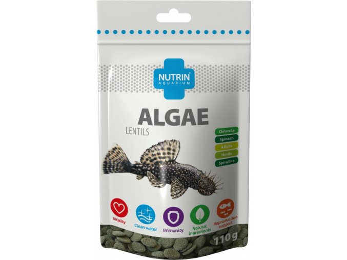 Nutrin Aquarium Algae Lentils sacek110g