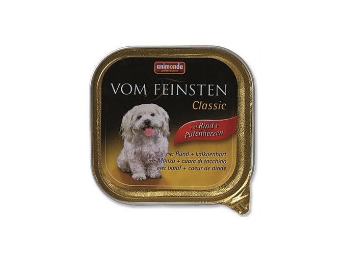 Animonda VomFeinsten Clas. dog van. - hovězí, krůtí, srdce 150 g