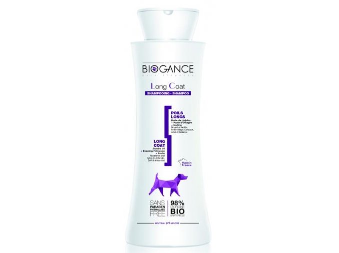 Biogance šampon Long coat - pro dlouhou srst 250 ml