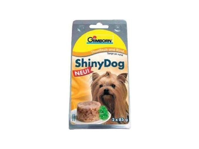 Gimborn Shiny dog konz. - tuňák, hovězí 2 x 85 g