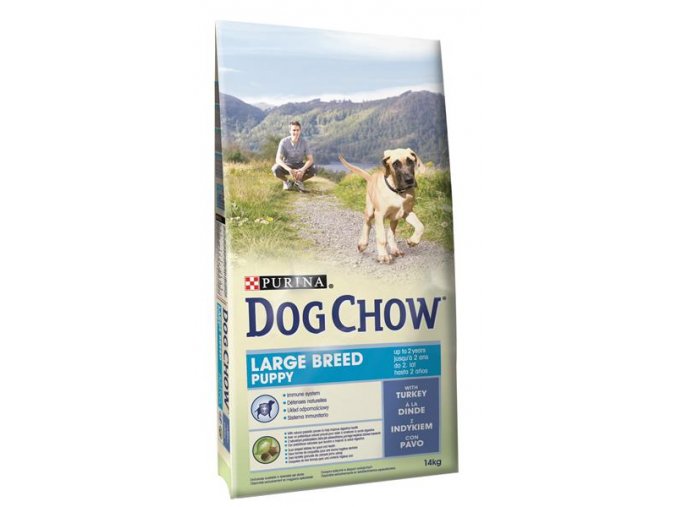 Purina Dog Chow Puppy Large Breed Turkey 14 kg