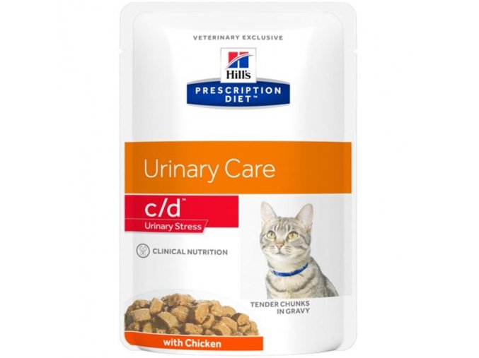 Hill's Prescription Diet Feline c/d kapsička Chicken Urinary Stress 12 x 85 g