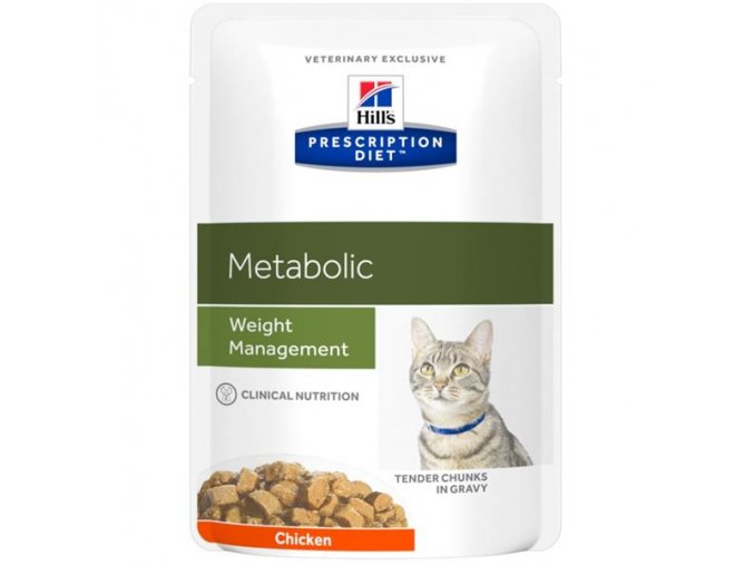 Hill's Prescription Diet Feline Metabolic kapsička 12 x 85 g