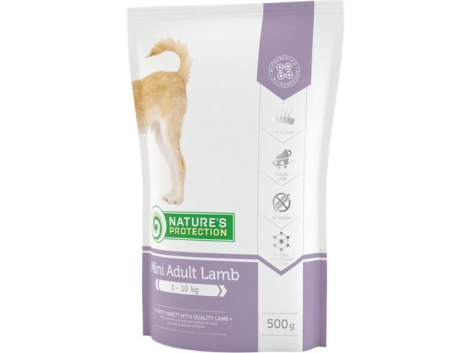 Nature's Protection Dog Dry Adult Mini Lamb 500 g