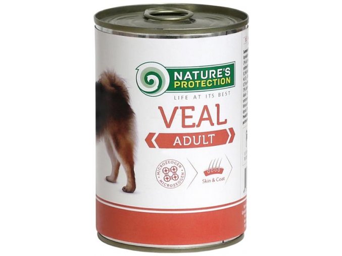 Nature's Protection Dog konz.Adult telecí 400 g