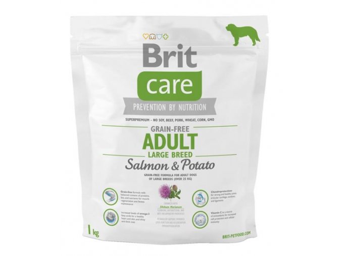 Brit Care Grain Free Dog Adult Large Breed S & P 1 kg