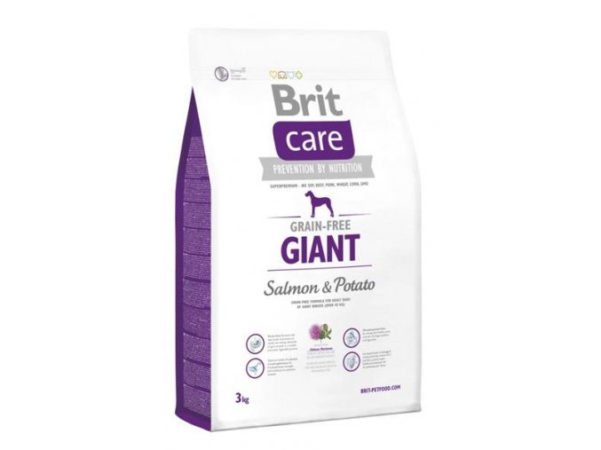 Brit Care Grain Free Dog Adult Giant S & P 3 kg