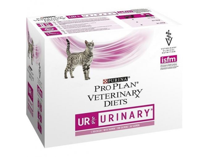 Purina PPVD Feline - UR St/Ox Urinary Salmon kapsička 10x85 g