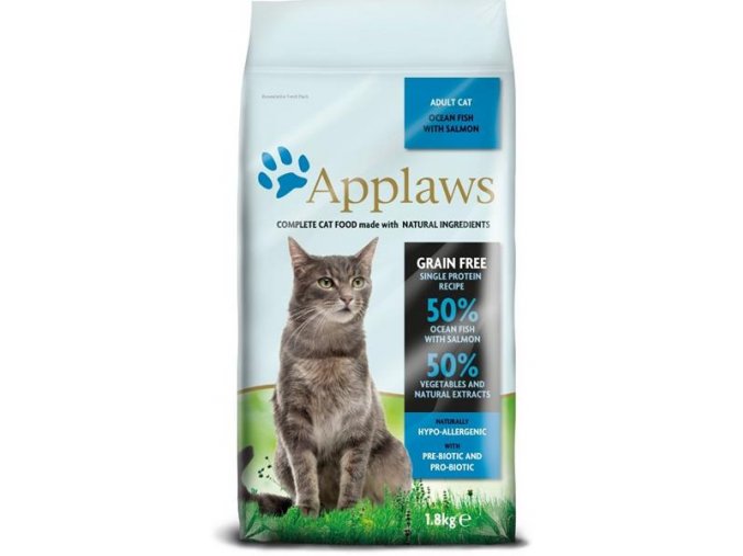 Applaws Cat Dry Adult Ocean Fish & Salmon 1,8 kg