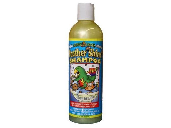 Kings Cages Feather Shine Shampoo - antiparazitní 503 ml