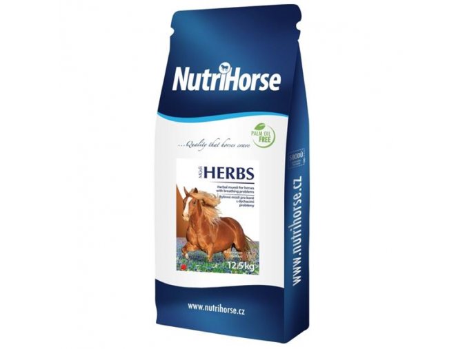 Nutri Horse Müsli - Herbs 12,5 kg NOVÝ