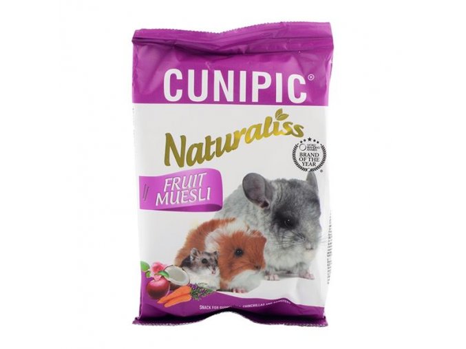Cunipic Naturaliss snack Fruit Muesli pro drobné savce 60 g